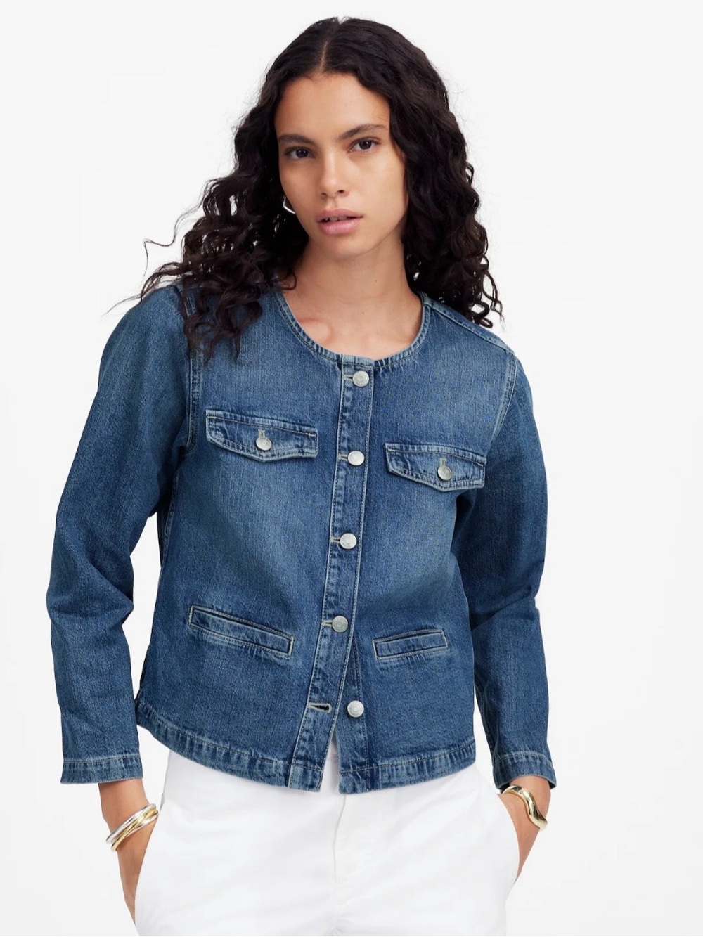 Madewell Denim Lady Jacket in Plymouth Wash